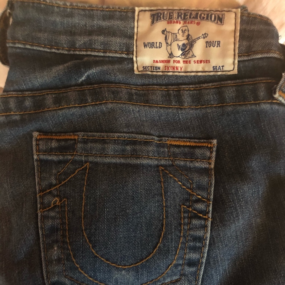 True religion skinny jeans size 28